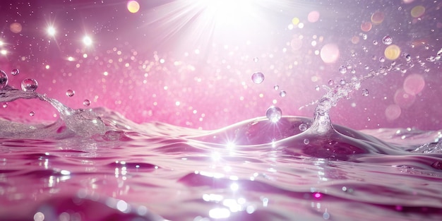 Photo sparkling water background