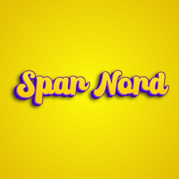SparNord typografie 3d ontwerp geel roze witte achtergrond foto jpg