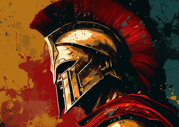 Sparta vectorpop-art