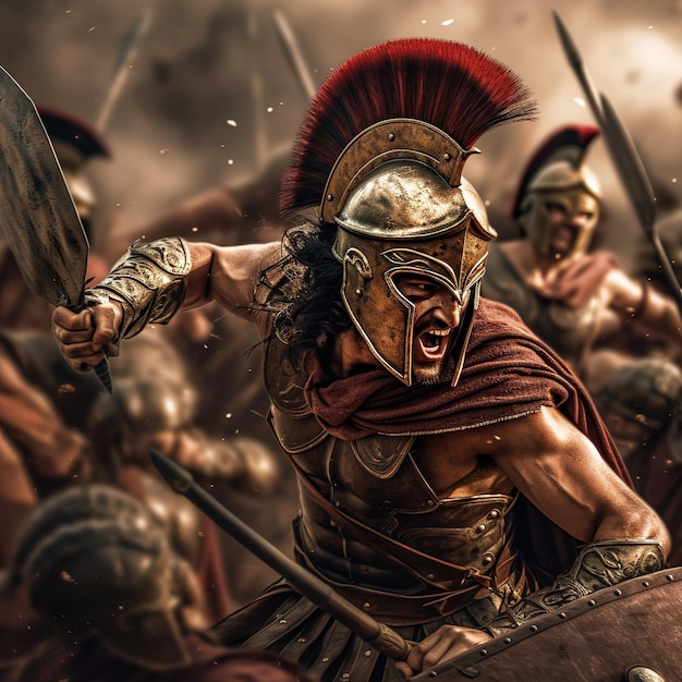 spartan soldiers