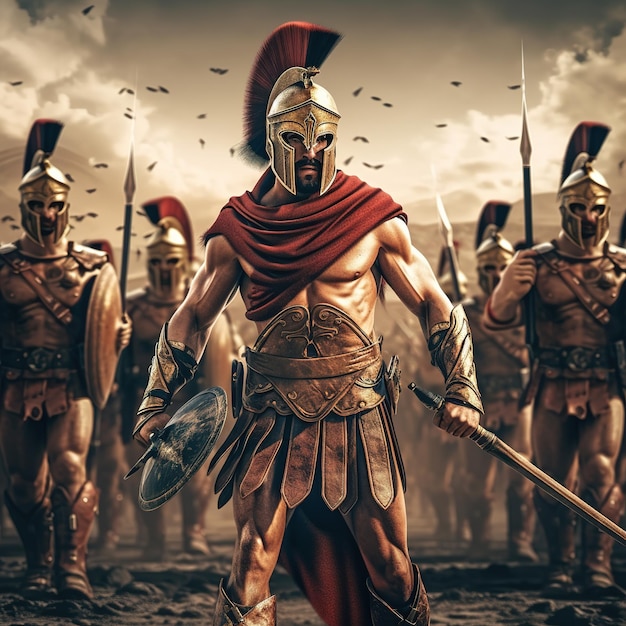 spartan soldiers