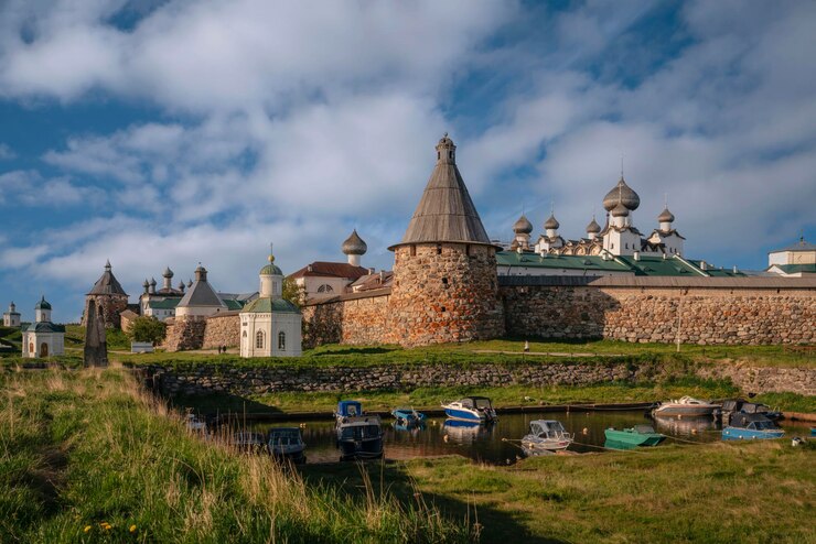 SpasoPreobrazhensky Solovetsky-klooster Solovetsky-eiland Arkhangelsk-regio Rusland