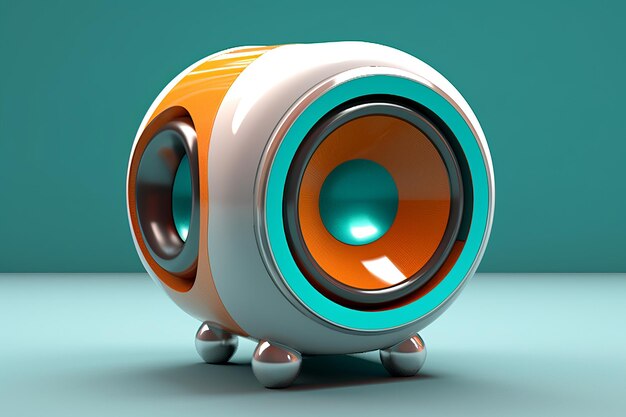 a speaker 3d