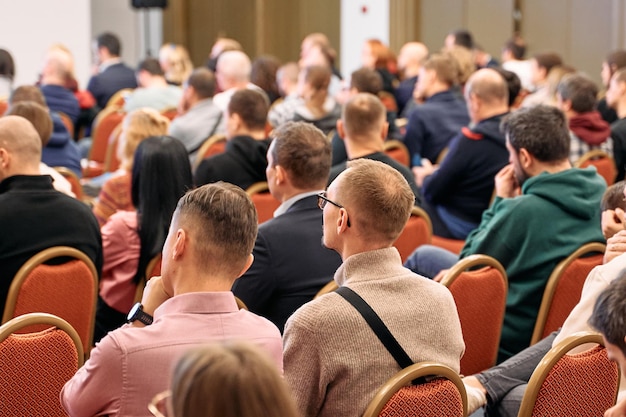 Speaker at Business Conference and Presentation Audience at the conference hall