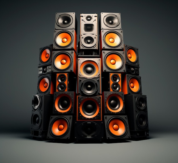 Photo speaker with large speakers