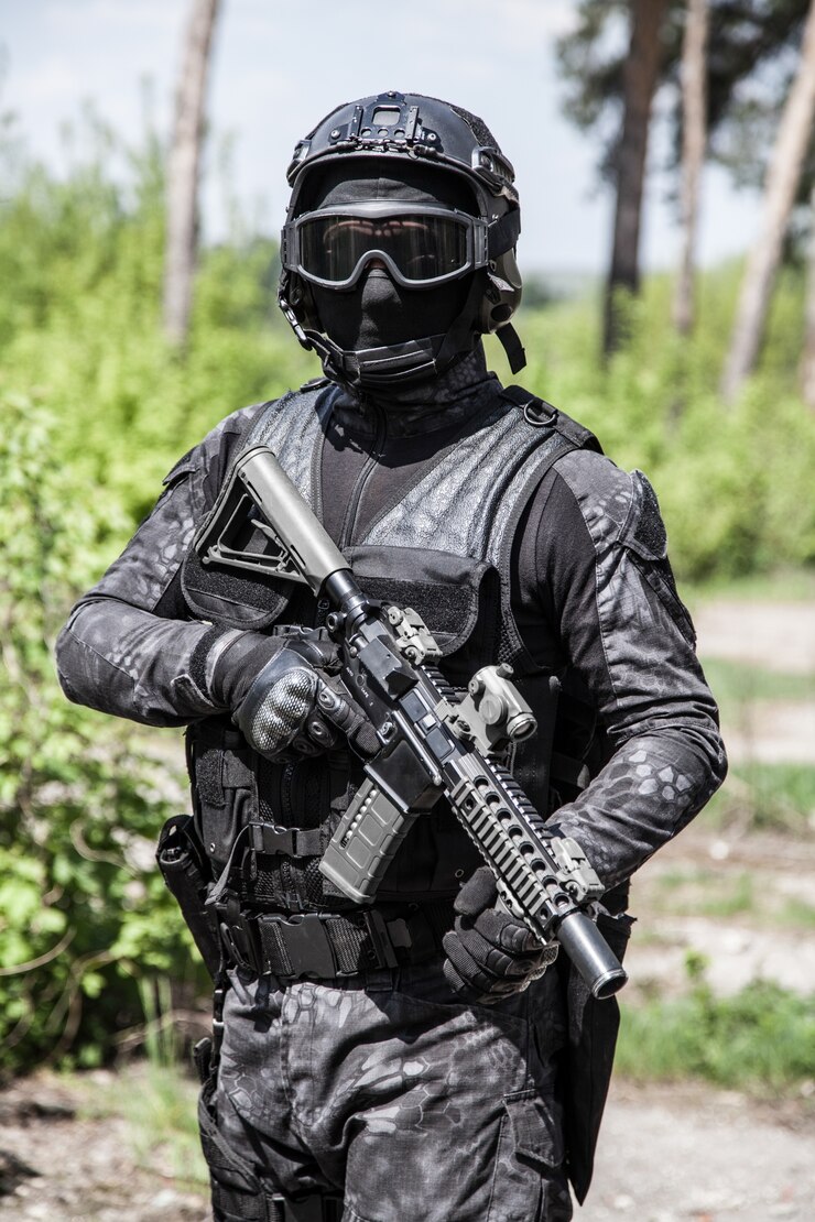 Photo spec ops police officer swat