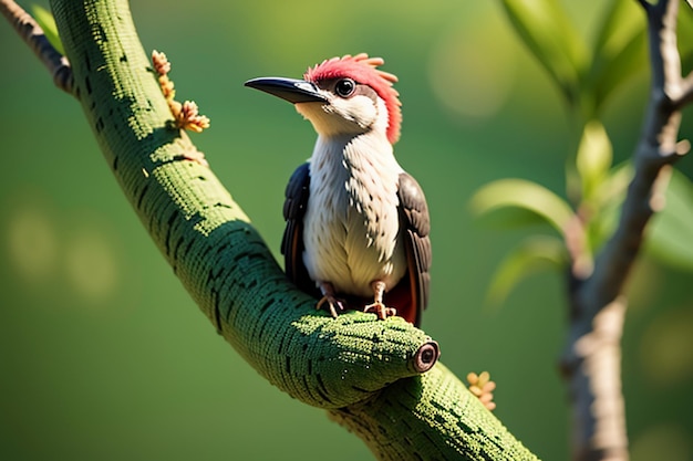 Specht wilde bescherming dier HD fotografie fotobehang achtergrond illustratie