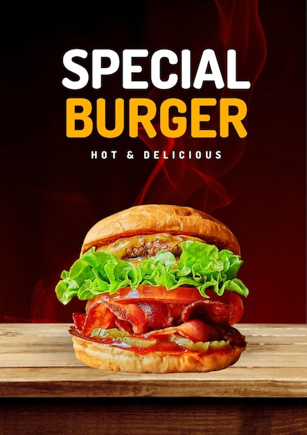 Speciaal Burger Burger Fast Food