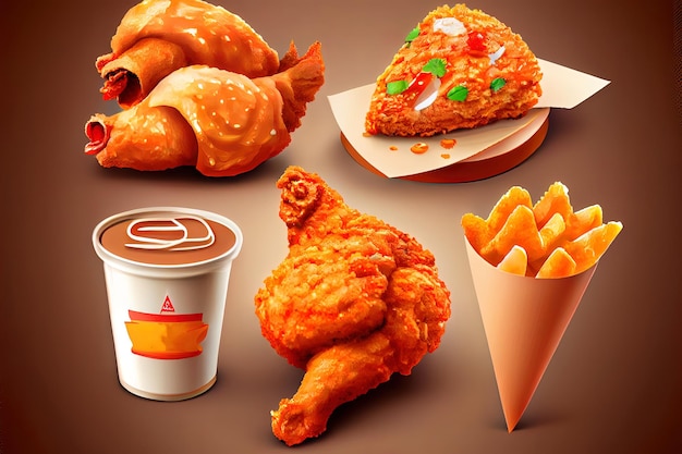 Speciaal Fried Chicken-eten