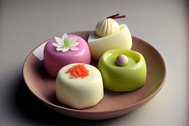 Speciaal Japans Wagashi-eten