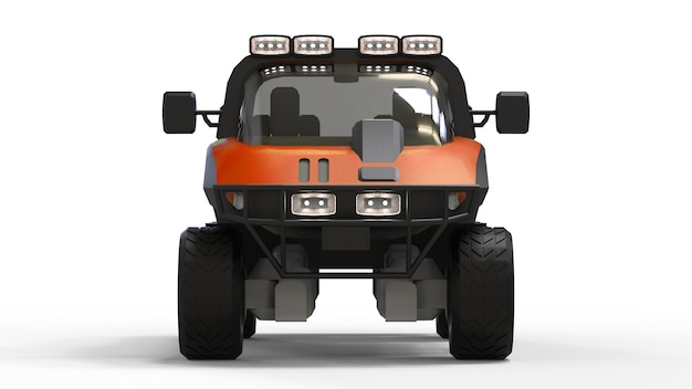 Special all-terrain vehicle for difficult terrain and difficult road and weather conditions