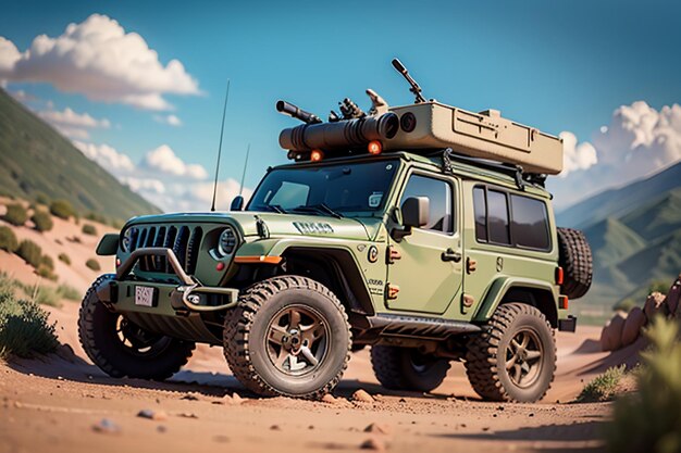 Special forces military jeep off road vehicle with high performance and high horsepower car army