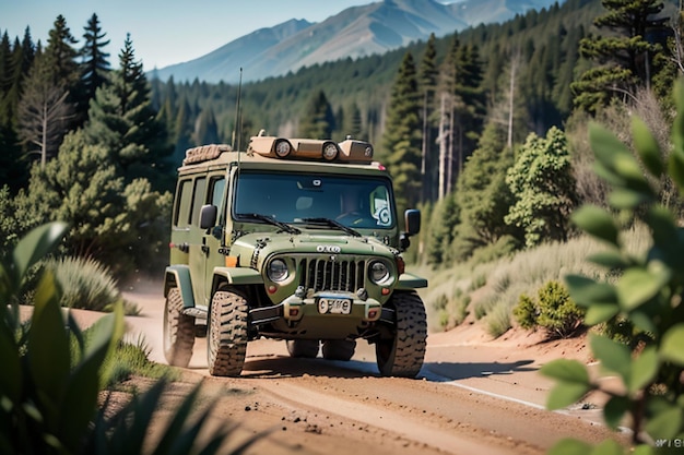 Special forces military jeep off road vehicle with high performance and high horsepower car army