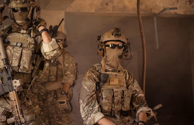 Special operations forces Study geography and plan an attack on the enemy