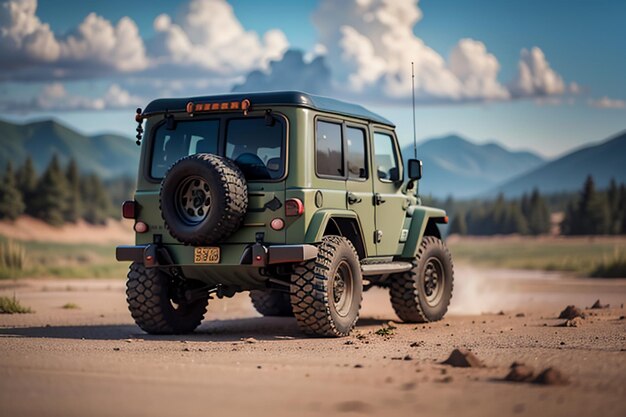 Speciale troepen militaire jeep off-road voertuig met hoge prestaties en hoge paardenkracht auto leger