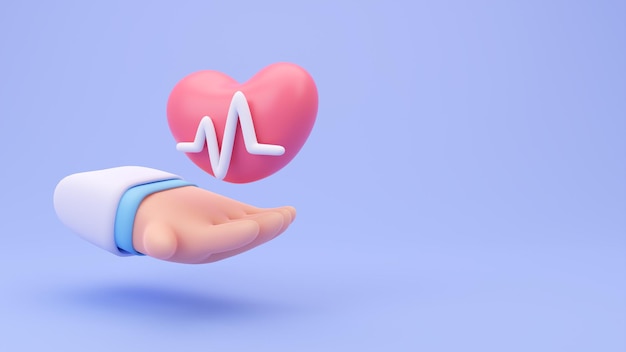 Specialist doctor take care of the organs in the body 3d\
medical illustration