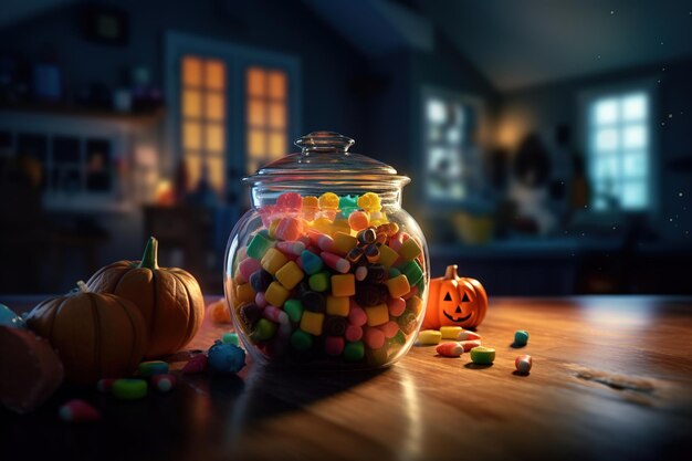 Photo specially halloween candies