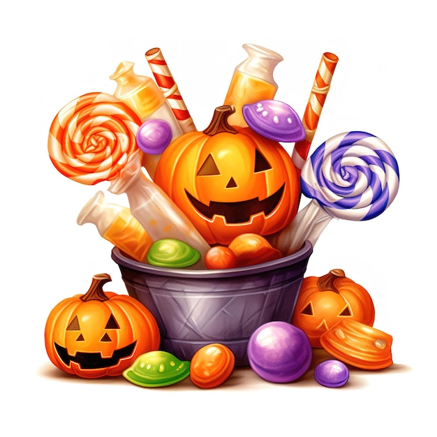 Photo specially halloween candies