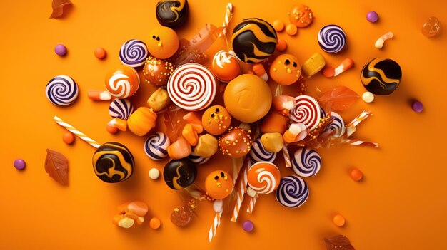 Photo specially halloween candies