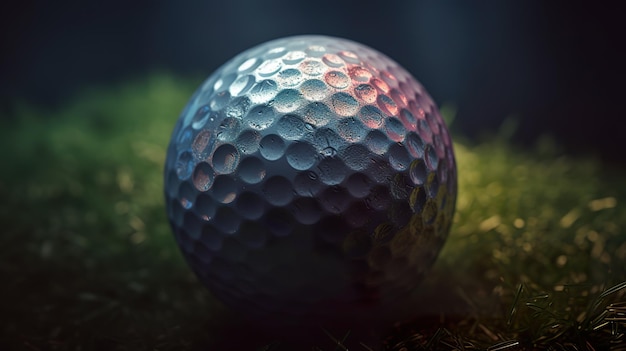 Specific type of golf ball for golf ai generate