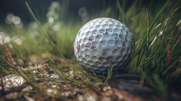 Specific type of golf ball for golf ai generate