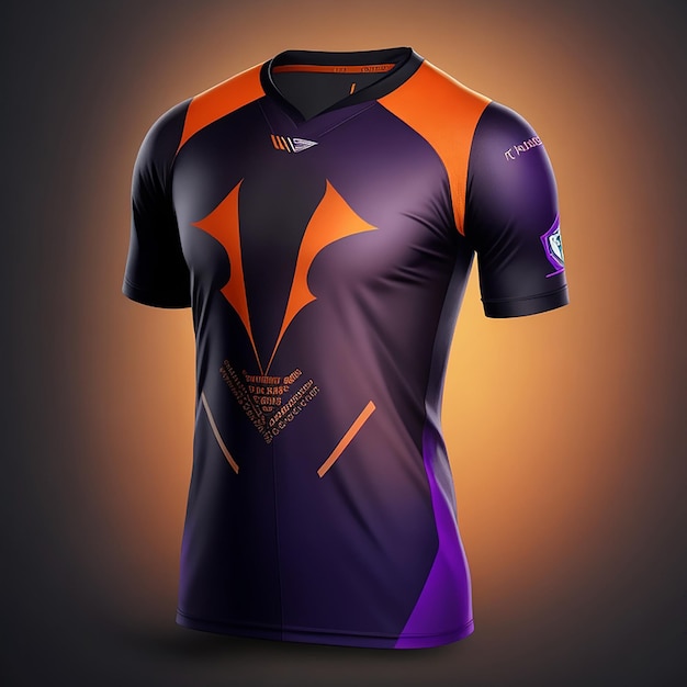 Specification Soccer Sport sports Gaming T Shirt Jersey generated by AI