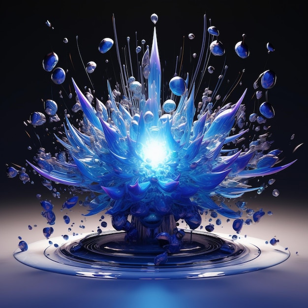 Spectacular 3D water image stunning realism