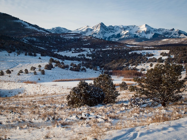 Spectacular Dallas Divide on a winter morning.