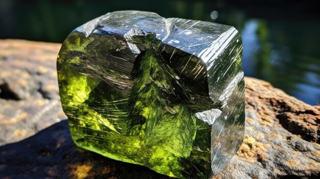 Spectacular Moldavite Gem