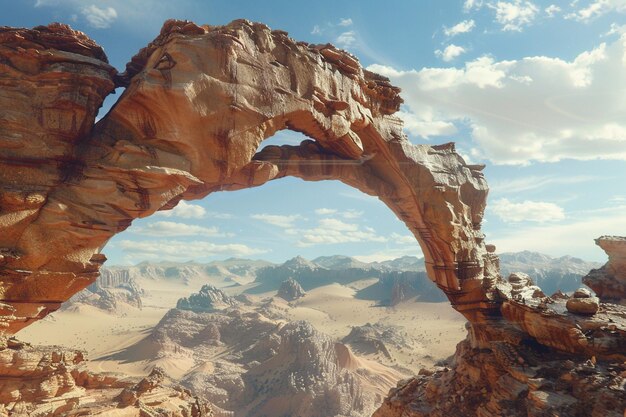 Spectacular natural arch formations