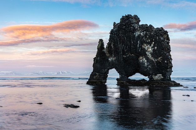 Spectacular photos of the Nature of Iceland with northern lights snow waterfalls frozen rivers