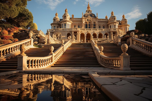 Spectacular staircases of majestic palaces grandeur captured