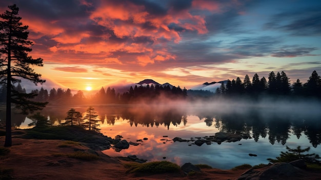 Spectacular Sunrise Scenery Cinematic Canon Eos Rebel T7 Photography