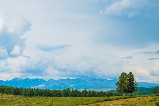 Spectacular view of mountain scenery. 