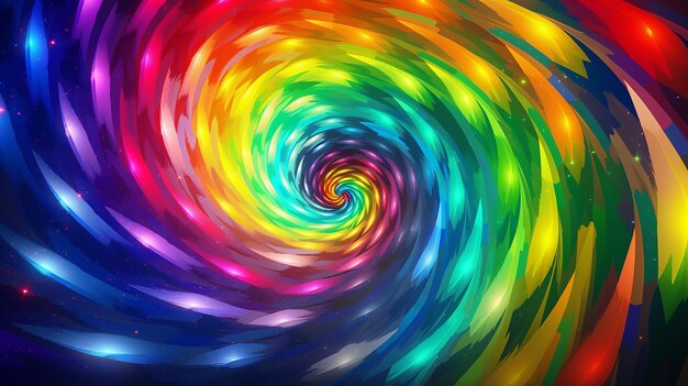 Spectral Spiral Trippy Rainbow в AR 169 Stylize