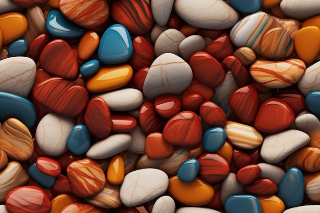 Spectrum stones capturing the brilliance of colorful rocks