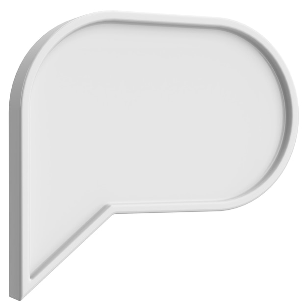 Speech bubble Chat bubble 3D illustration