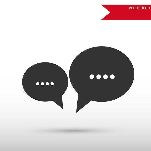 Speech bubble icon