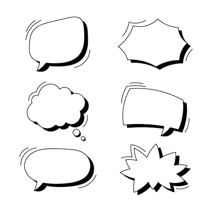 Photo speech bubble vector