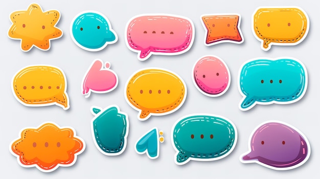 speech bubbles collection