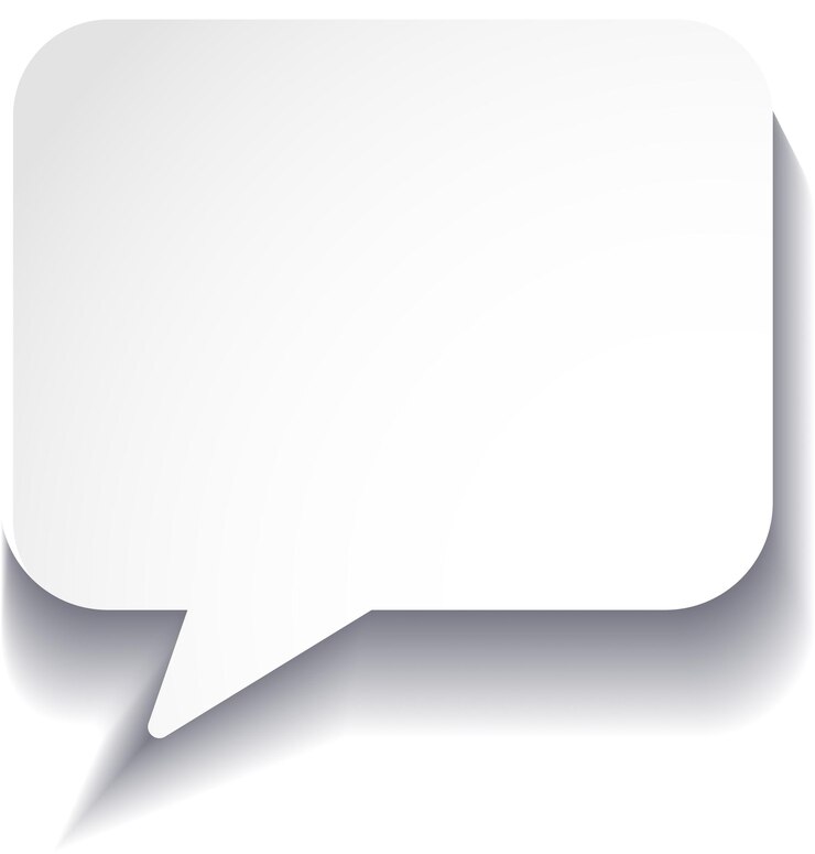 Photo speech bubbles hand drawn