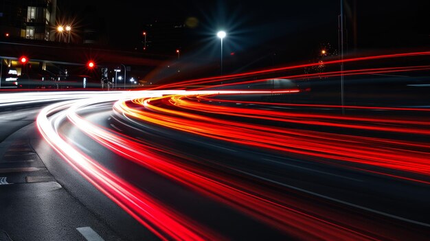 Speed light trail modern background