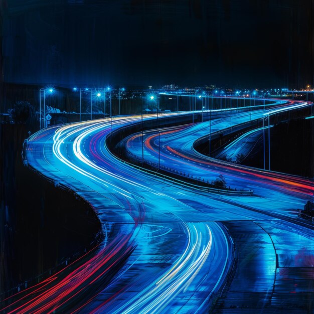 Speed light trail modern background