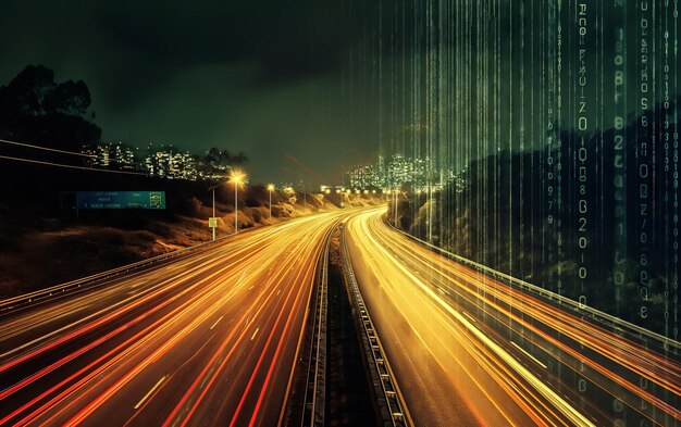 Speed light trail modern background