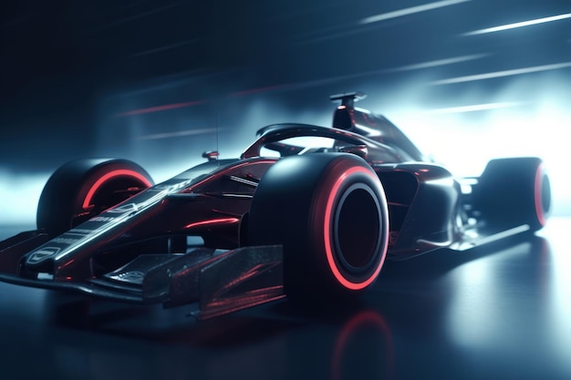 Premium AI Image | Speed race formula 1 car Generate Ai