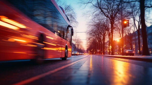 Speeding City Bus on Sunrise Boulevard