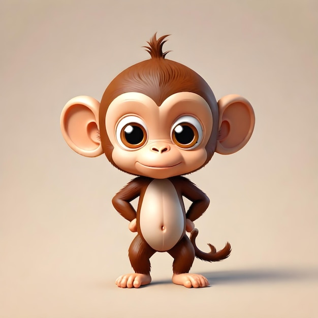 Speelse baby apen clip art verleidelijk afleidt met schattigheid