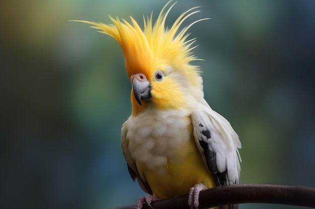 Speelse schattige cockatiel vogel Generate Ai