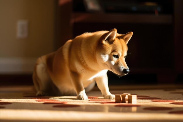 Speelse Shiba Inu