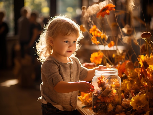 spelen met kinderen HD 8K behang Stock Photographic Image